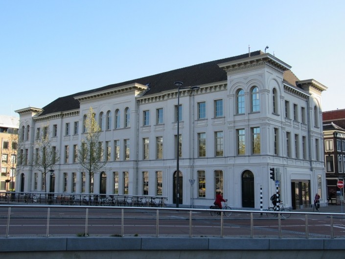 Schilderwerk aan Rijksmonument in Utrecht